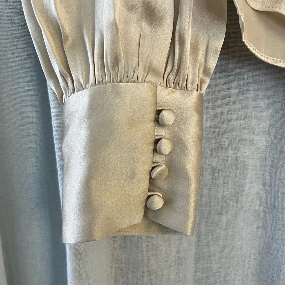 Reformation Chiara Silk Blouse